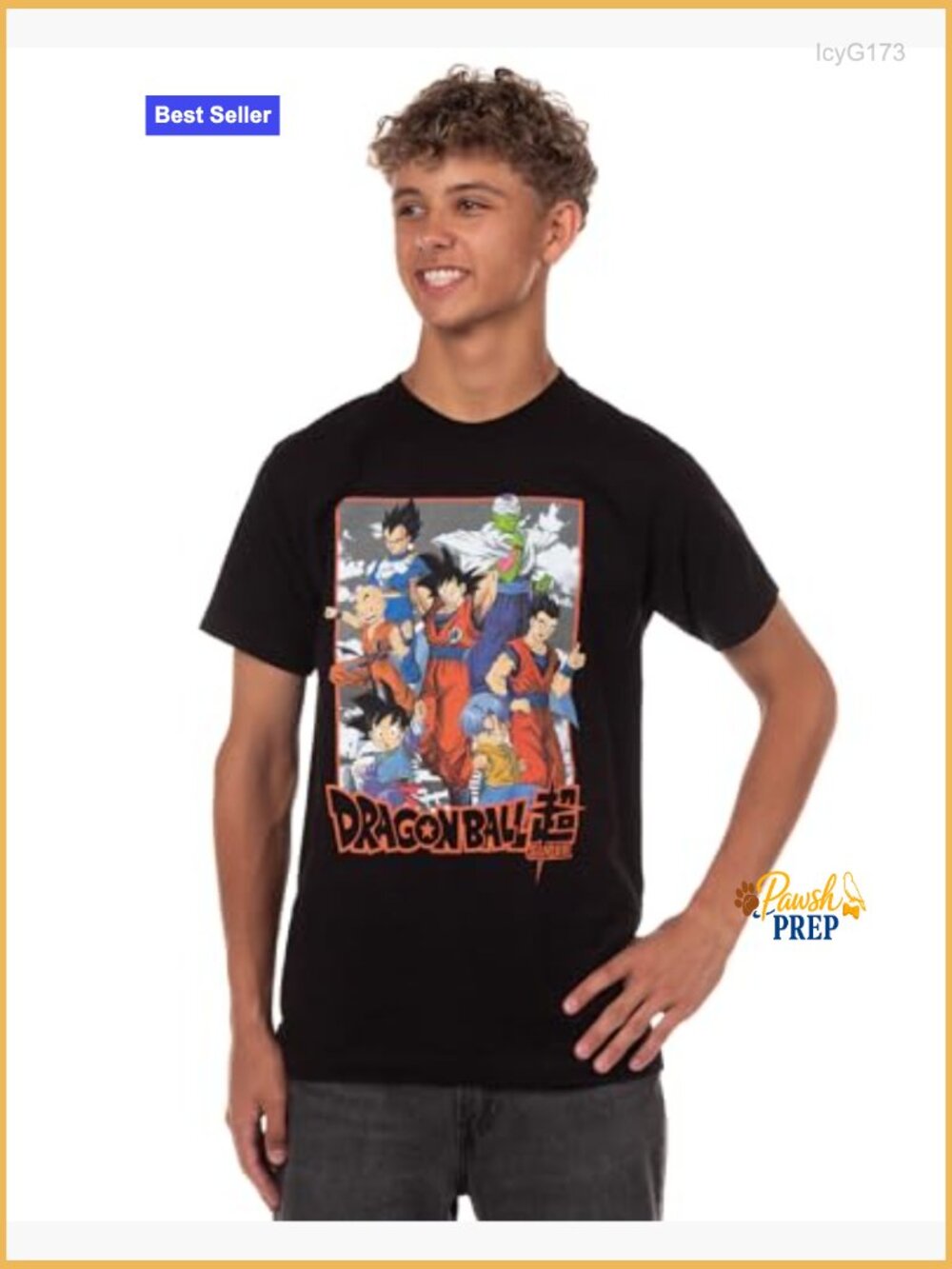 Dragon Ball Z Super Graphic Tee - Goku Vegeta Piccolo Gohan View 2